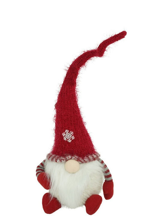 Decorative Gray Metal Christmas Santa 58cm