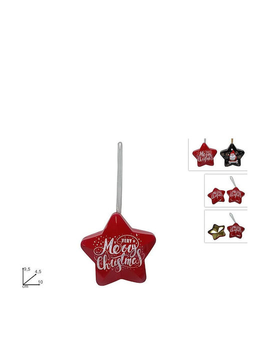 Decorative Christmas Star Foldable Metal Black 9.5 Cm Xna23019321b