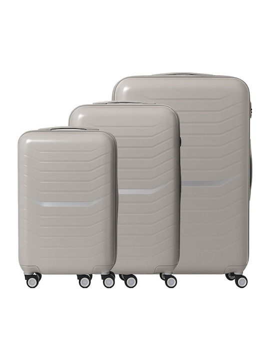Relaxdays Koffer Beige