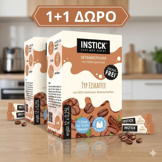 Instick Getränk mit Eiskaffee in Pulver 60g