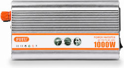 Inverter Αυτοκινήτου 1000W για Μετατροπή 12V DC σε 220V AC