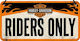 Harley-Davidson Riders Only Aufkleber
