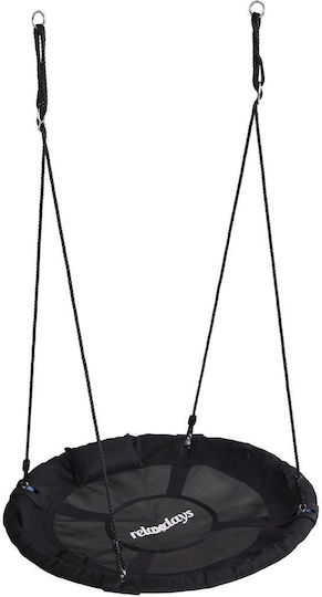 Relaxdays Leagăn Tip Cuib Suspendat 175x100x100 cm Alb