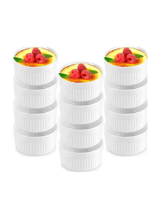 Vilde Formă Pentru Souffle Ceramică 10x5cm 12 Bucăți