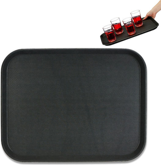 Relaxdays Пластмасов Сервиращ Диск 46x35x35см 2 Бройки