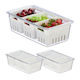 Relaxdays Recipient Închis Organizatoare Pentru Frigider Utilizare Generală 10x17.5x32cm