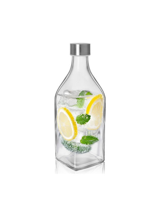 Orion Sticlă De Apă Din Sticlă Cu Capac Șurub Transparent 1100ml