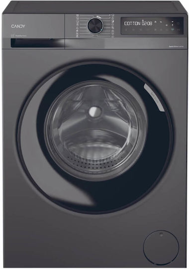 Candy ProWash 500 Waschmaschine 8kg mit Dampftechnologie 1400 Umdrehungen Graues BR 48B6G-S
