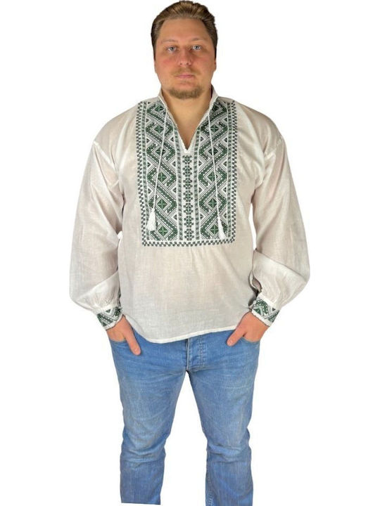 Bluza White Crystal/olive