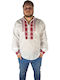 Bluza White Crystal/roșu Burgundy