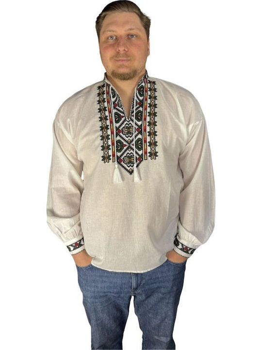 Тениска Бял/Зелен