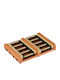 Relaxdays Shoe Cleaning Brush 5.5x36x26cm Brown Black Set