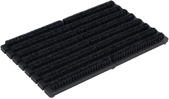 Relaxdays Shoe Brush Black 4.5x59x36cm 1.8kg Made Wood Plastic