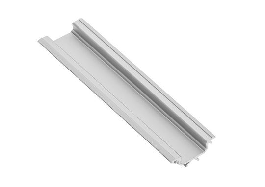 Gtv Profil Aluminum Led Angular Glax Silver 2m V-glaxktal