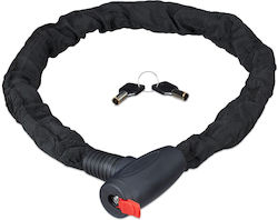 Relaxdays Lanț Antifurt Bicicletă 100 Cm Negru 3.5x47x11.5 Cm 1.22 Kg Relaxdays Lanț Antifurt Bicicletă 100 Cm Negru 3.5x47x11.5 Cm 1.22 Kg