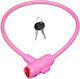 Relaxdays Bicycle Lock Set 1 Lock 2 Keys 70x1cm...