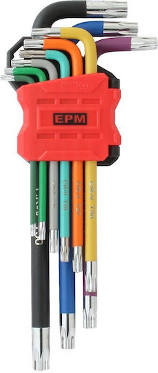 Epm Σετ Κλειδιων Torx Red Line 9 Τεμ 1 Σετ