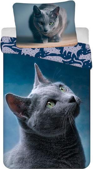 CAT Kids Duvet Cover Single Dark