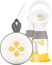 Medela Swing Maxi Electric Double Breast Pump Battery and Power Yellow 150ml Medela Swing Maxi Electric Double Breast Pump Battery and Power Yellow 150ml