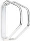 Relaxdays Fahrradhalterung Wandmontiert Metall Silber 28,5x32,5x9 cm