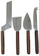 Kochgeschirr-Set 4 Stück Braun Käse