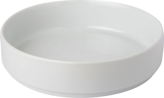 GTSA Salad Bowl from Porcelain White 20x20x4cm