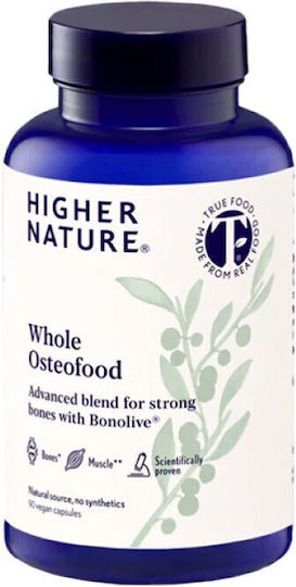 Higher Nature Whole Osteofood Συμπλήρωμα για την Υγεία Αρθρώσεων & Οστών 90 κάψουλες