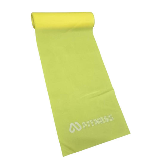 Mfitness Ελαστικός Ιμάντας Γυμναστικής Μέτριος Κίτρινος