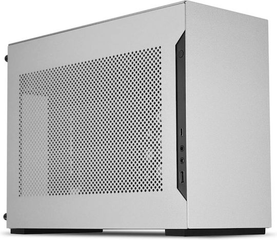 Lian Li A4-H2O Mini Tower Κουτί Υπολογιστή Ασημί