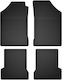 Car Rubber Mats Set 4 Pcs Universal Saab 900 Ii Hatchback Liftback 1994-1998