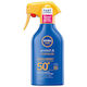 Nivea Protect & Moisture Αντηλιακό Σώματος SPF50+ σε Spray 250ml