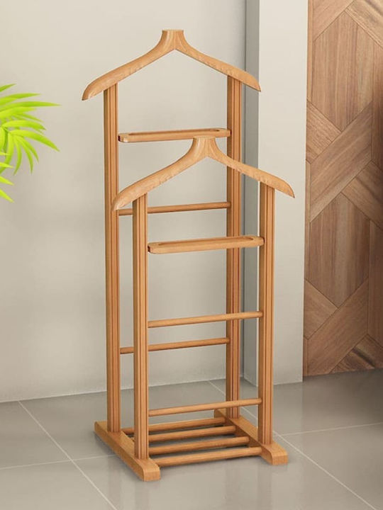Megapap Beta II Wooden Floor Standing Hanger Br...