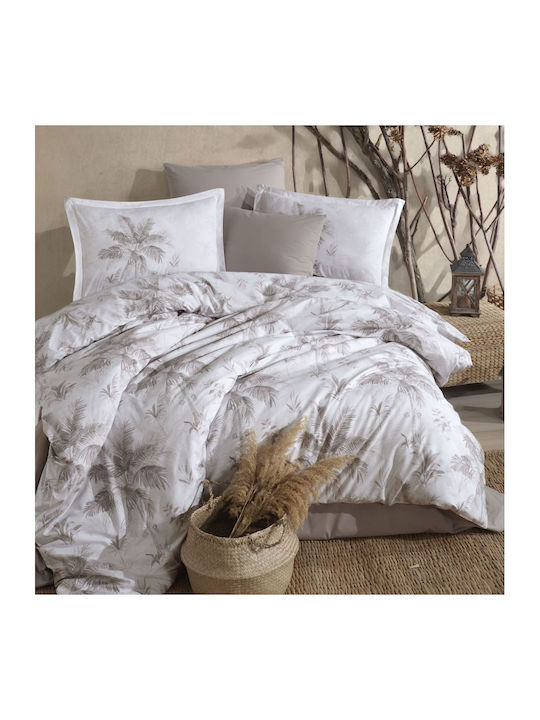 Clasy Home Подредба Пликове За Завивки (2 Бр) 100% Памук 150x220см Единична С Калъфка За Възглавница & 1 Чаршаф Luxury