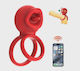 Tongue Licking Penis Ring Bluetooth Control Mobile App Silico