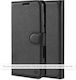 Techsuit Folio Book Δερμάτινο Μαύρο (Honor 600 / 600 Pro)