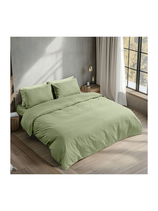 Beauty Home 1230 Σεντόνι Διπλό με Λάστιχο 145x2...