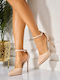 Pumps aus Lackleder mit Hochem Absatz in Rosa