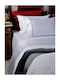 Down Town Home Alicia Σετ Σεντόνια King Size 290x280εκ. Λευκό (4τμχ)