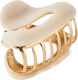 Azade Hair Claw Clip White Pearl