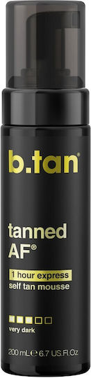 B.Tan Tanned Af Self Tanning Mousse Σώματος 200ml