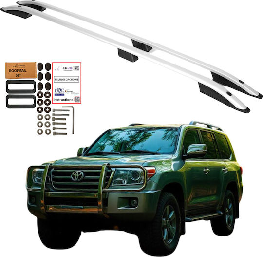 Roof Rails Toyota Land Cruiser Suv 2004-2009 Aluminum Solid Durable