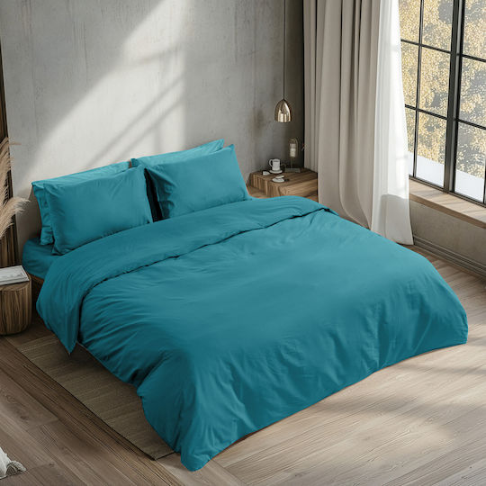 Beauty Home Quilt Single 160x230cm 1230 Petrol 1230PMMO-Petrol