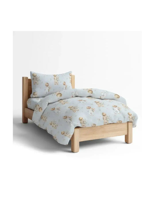 Borea Goodnight Kids Duvet Cover Set Single wit...