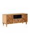 Wooden Brown Bedroom Chest of Drawers 105x33.5x46cm