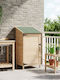 Wooden Garden Shed M0.59xP0.56xH1.135m