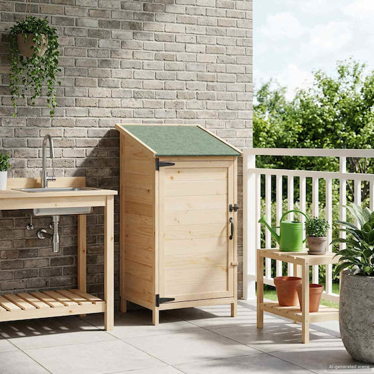 Wooden Garden Shed M0.59xP0.56xH1.135m