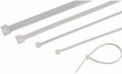 Spap Δεματικά Καλωδίων Πλαστικά 280mmx7.6mm σε Διάφανο χρώμα (100τμχ)