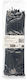 Nedis Cable Ties Plastic in Black Colour 100pcs CTS07100BK