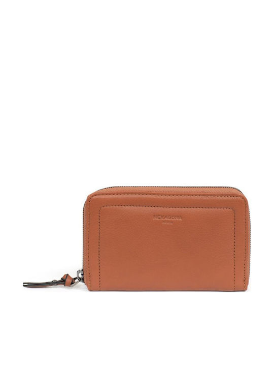 Hexagona Large Leather Women's Wallet with RFID...