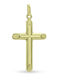 CHrysolithos Men's Gold Cross 14K Without Chain ST1493